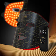 AesGo LED Light Therapy Mask with multiple wavelengths for acne, wrinkles, and hyperpigmentation. Medical-grade silicone face mask for professional-level phototherapy and skin brightening.