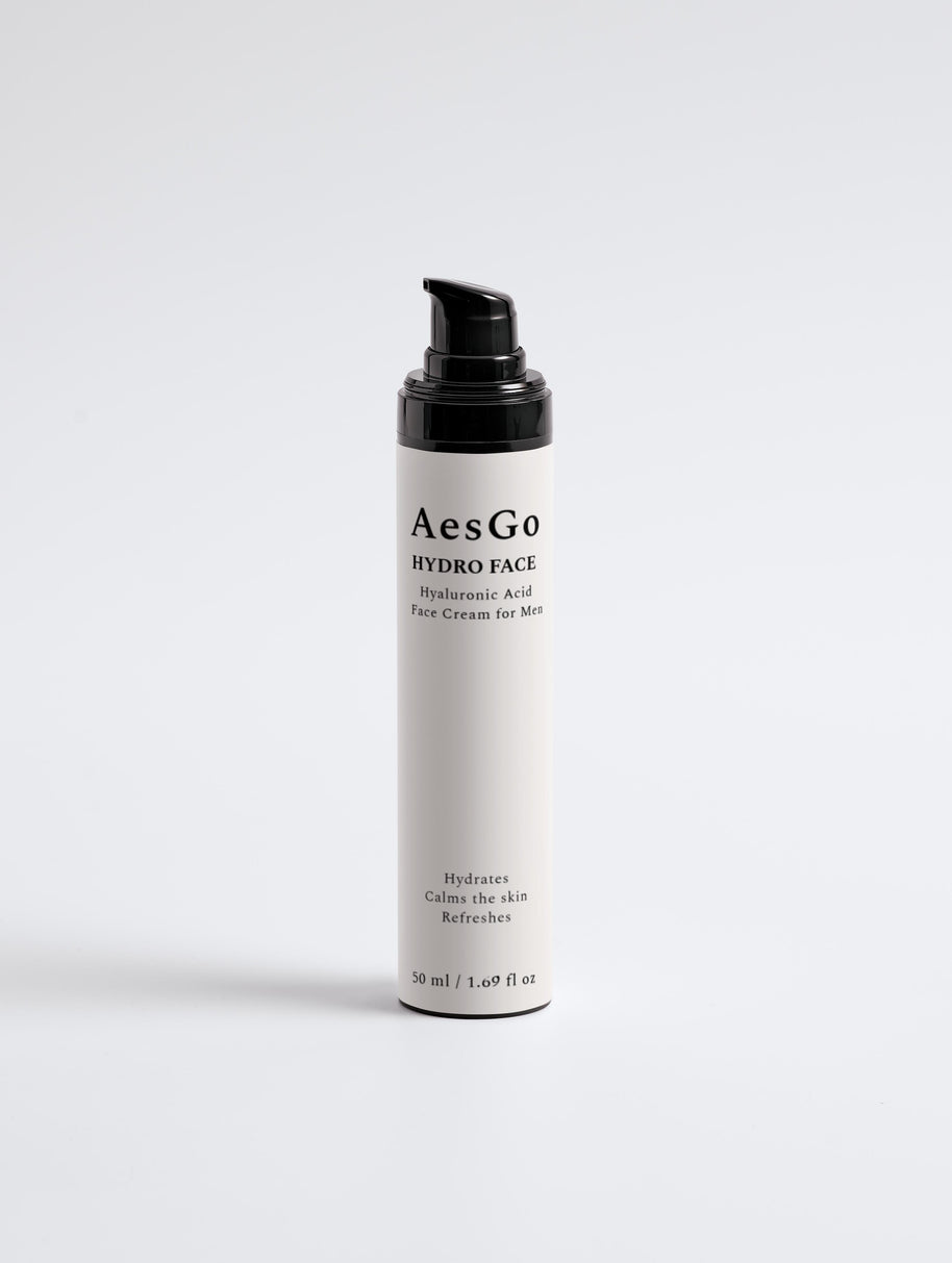 AesGo Hydro Face Hyaluronic Acid Face Cream for men
