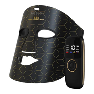 AesGo LED Light Therapy Mask with multiple wavelengths for acne, wrinkles, and hyperpigmentation. Medical-grade silicone face mask for professional-level phototherapy and skin brightening.