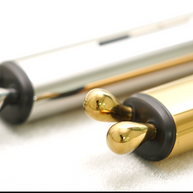 AesGo Revita3D Under Eye Massager for dark circles and puffiness. Professional microcurrent eye therapy device with 3D sonic vibration and heat for lymphatic drainage and anti-ageing skin tightening.